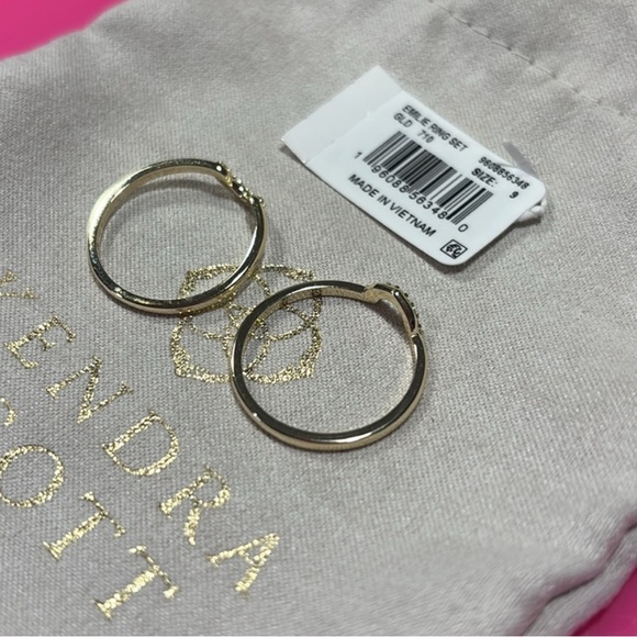 ✨FINAL HR TO BUY✨ NWT Kendra Scott Emilie Ring Kendra Scott Rings Gold Size 9 - Picture 7 of 9